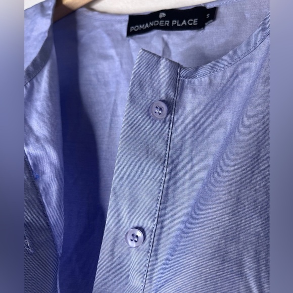 Tuckernuck Pomander Place Chambray Lucy Tie Waist Mini Dress - Picture 7 of 16